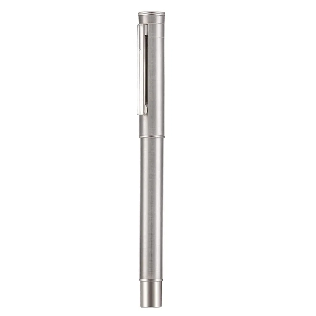 Stylo plume en acier inoxydable F/plume pour l'école, le bureau