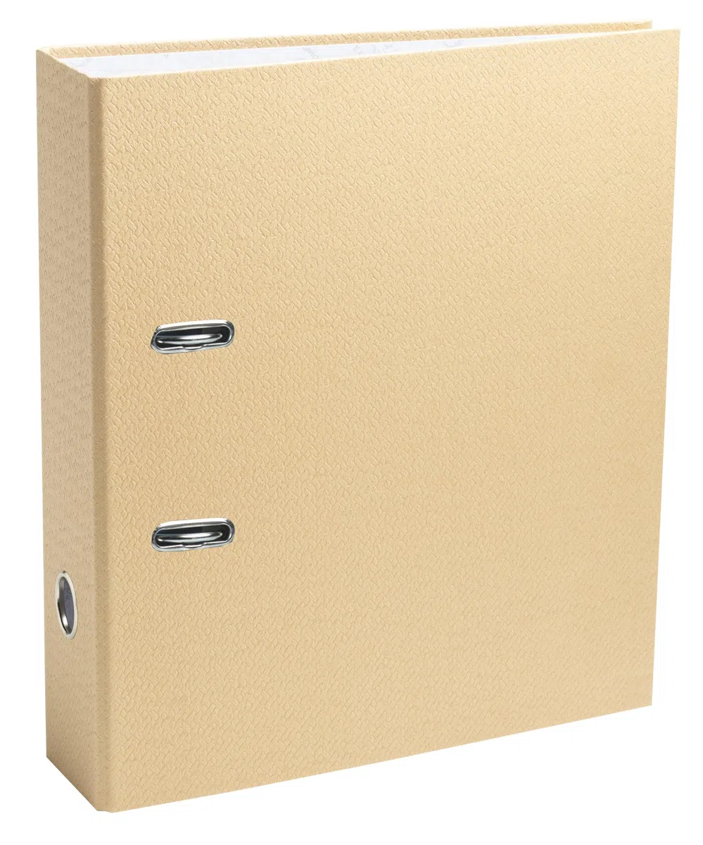 Exacompta 10 Classeurs à Levier Prem'Touch Office By Me Beige Dos 80 mm A4