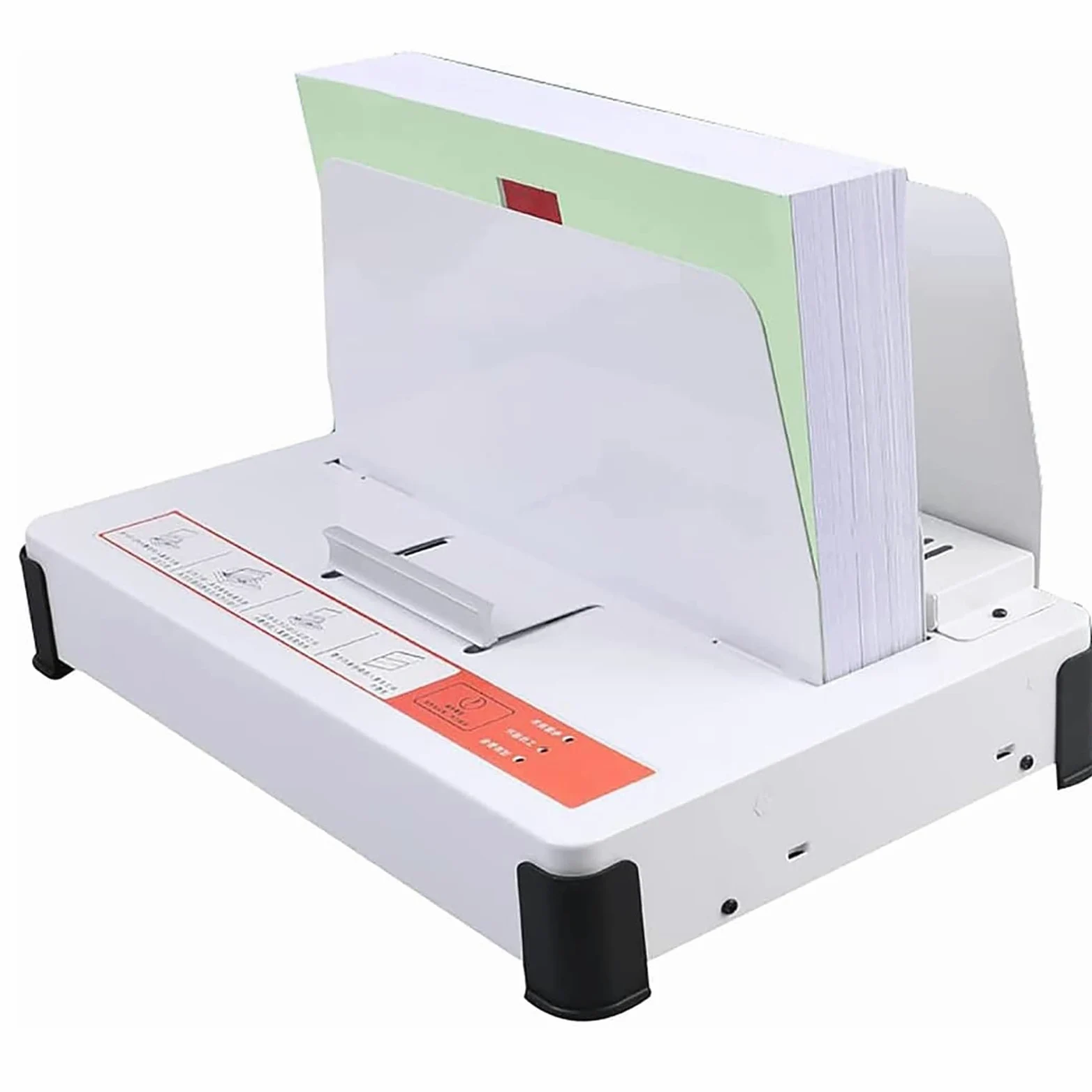 Relieuse électrique thermique, épaisseur de reliure de 1 à 55 mm, capacité de 500 feuilles pour soumissions, polices d'assurance, rapports