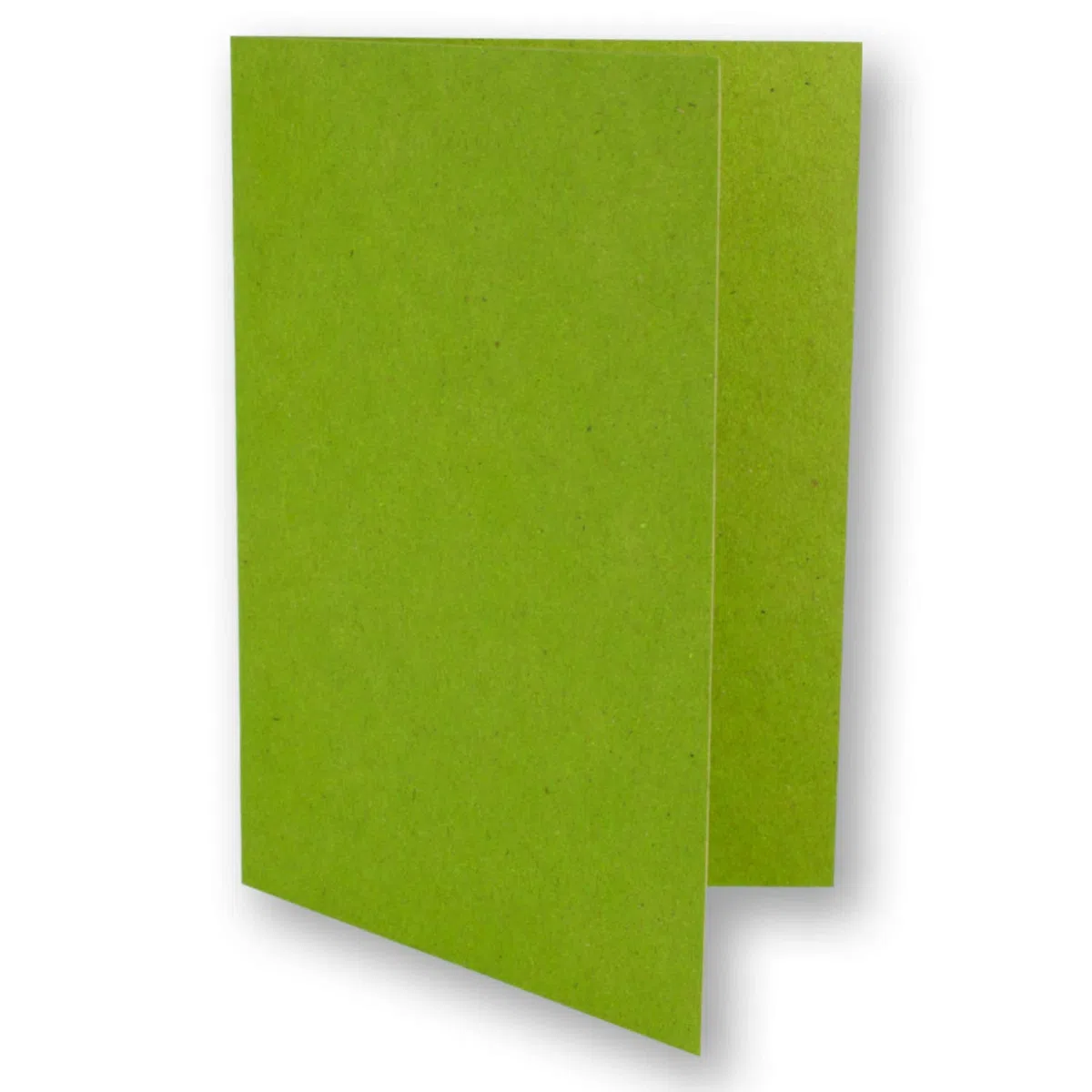 Lot de 250 cartes pliantes vintage en papier kraft avec enveloppes DIN A5 21 x 14,8 cm Vert clair recyclé Cartes pliantes vierges