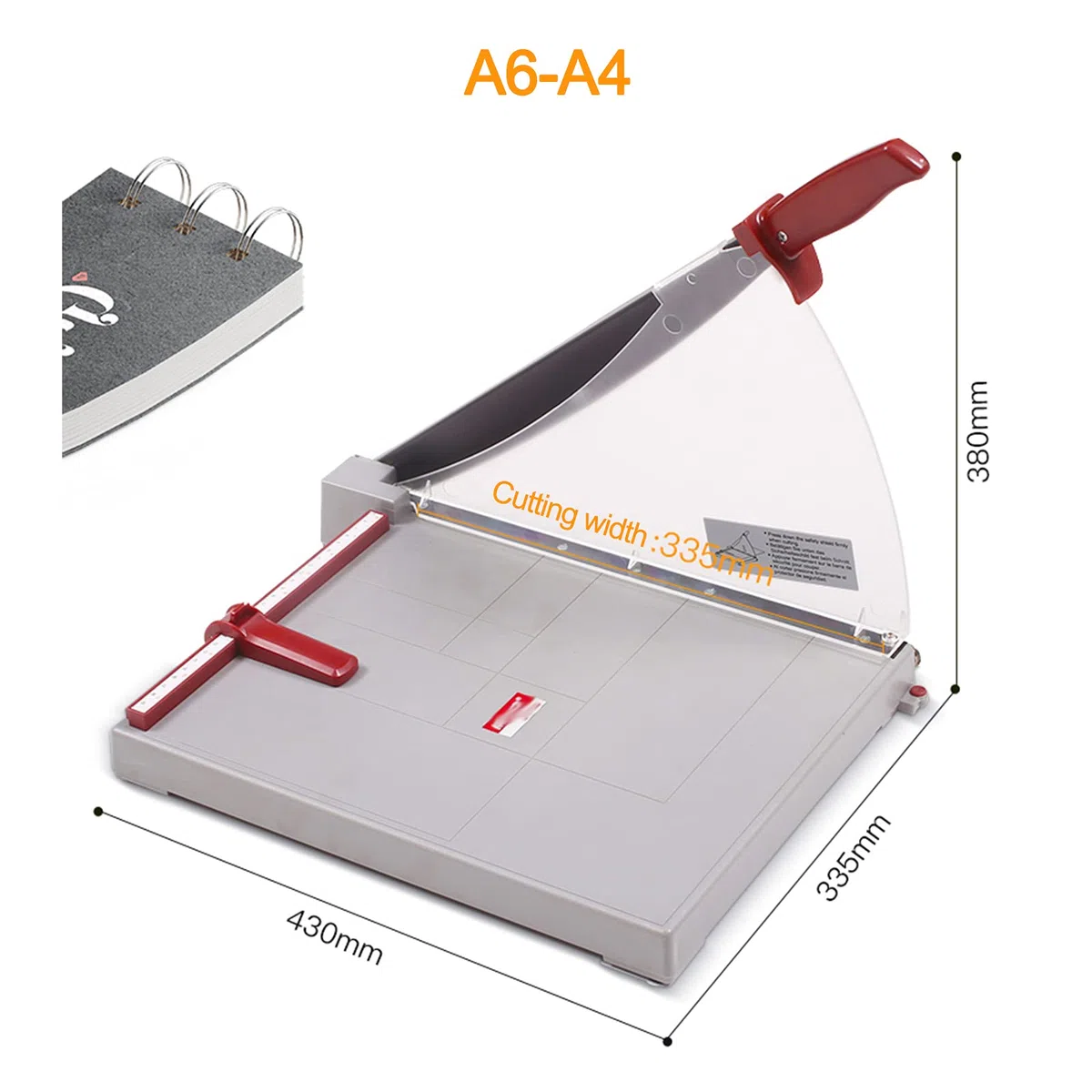 Massicot A4 et A3 – Coupe-papier de précision pour photos, travaux manuels et carton – Parfait pour la maison, le bureau et l'école