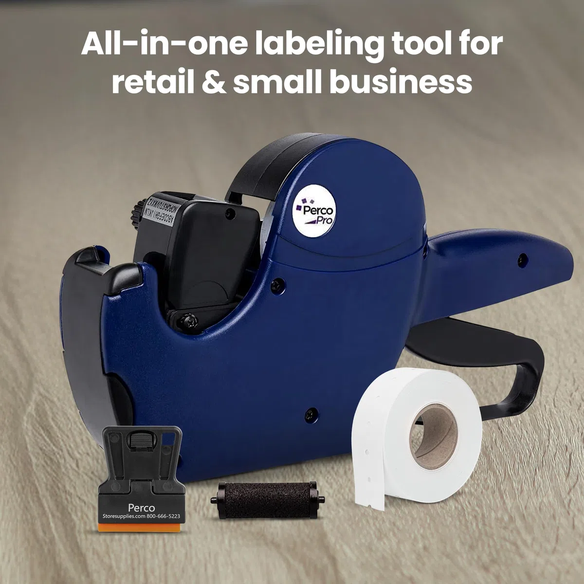 Perco 1 ligne Labeler Gun et étiquettes 1 Line Labeler Kits 1 Line Price Labeler Kit
