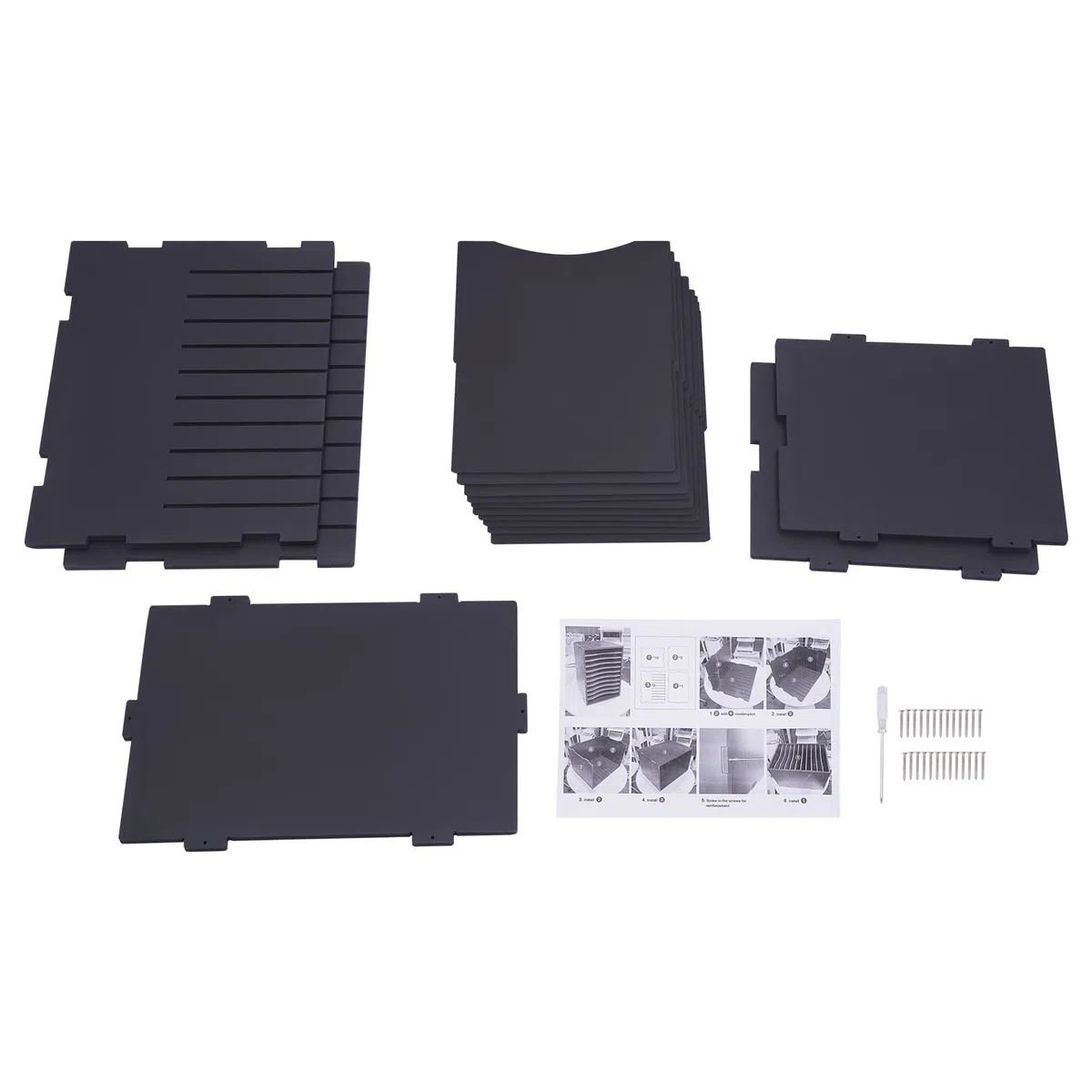 Organiseur de littérature de bureau, trieur vertical pour courrier, magazines, papiers, 11 compartiments de rangement de bureau