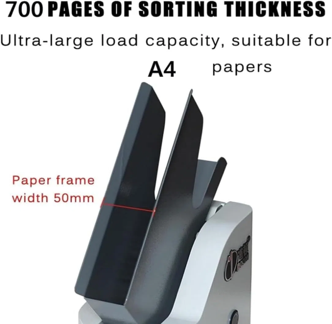 Machine d'alignement automatique du papier, alignement en 3 secondes avec cadre de 50 mm, peut contenir 700 feuilles A4 pour une efficacité de bureau