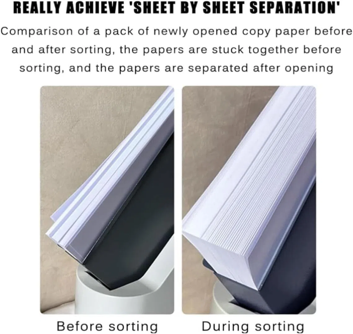 Machine d'alignement automatique du papier, alignement en 3 secondes avec cadre de 50 mm, peut contenir 700 feuilles A4 pour une efficacité de bureau