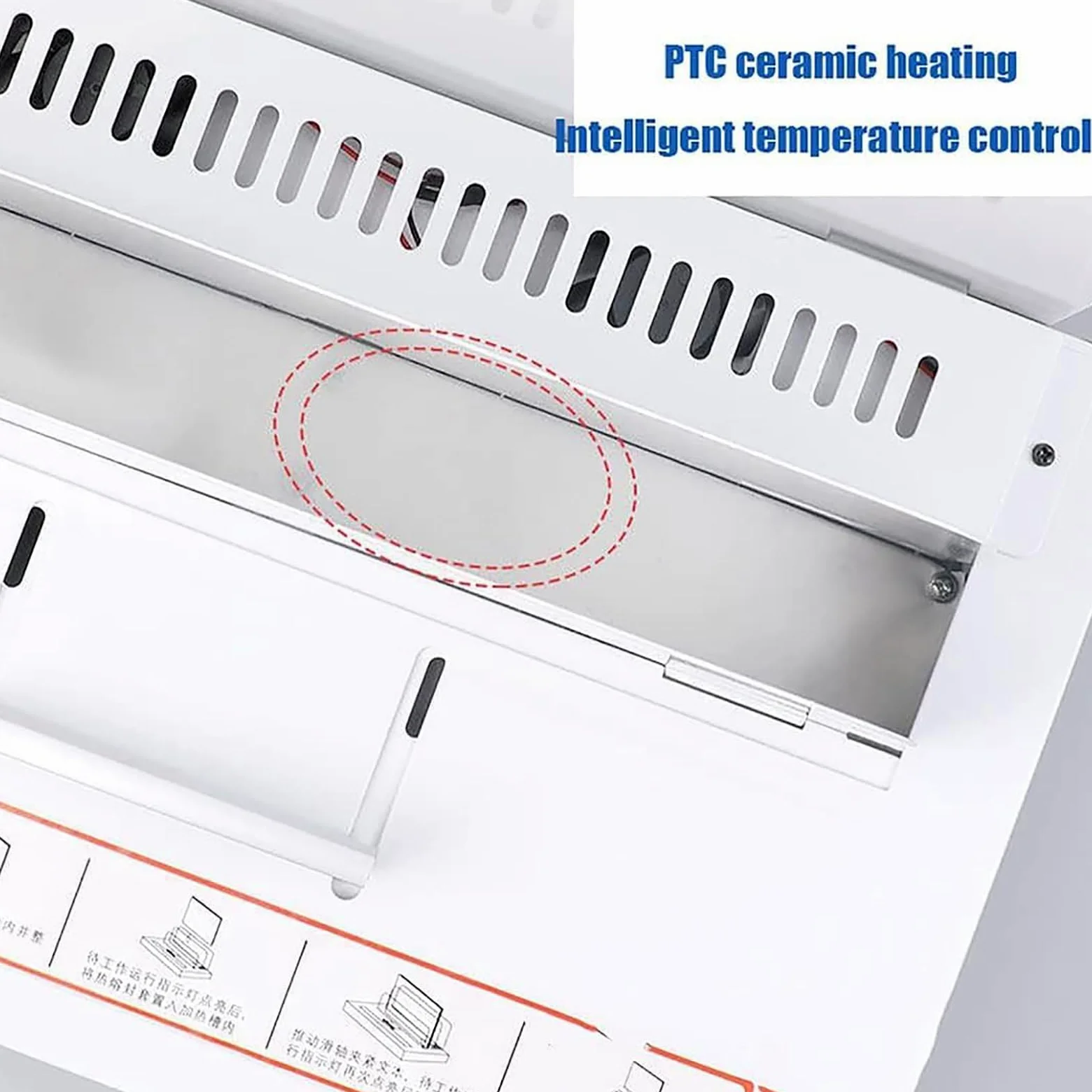 Relieuse électrique thermique, épaisseur de reliure de 1 à 55 mm, capacité de 500 feuilles pour soumissions, polices d'assurance, rapports