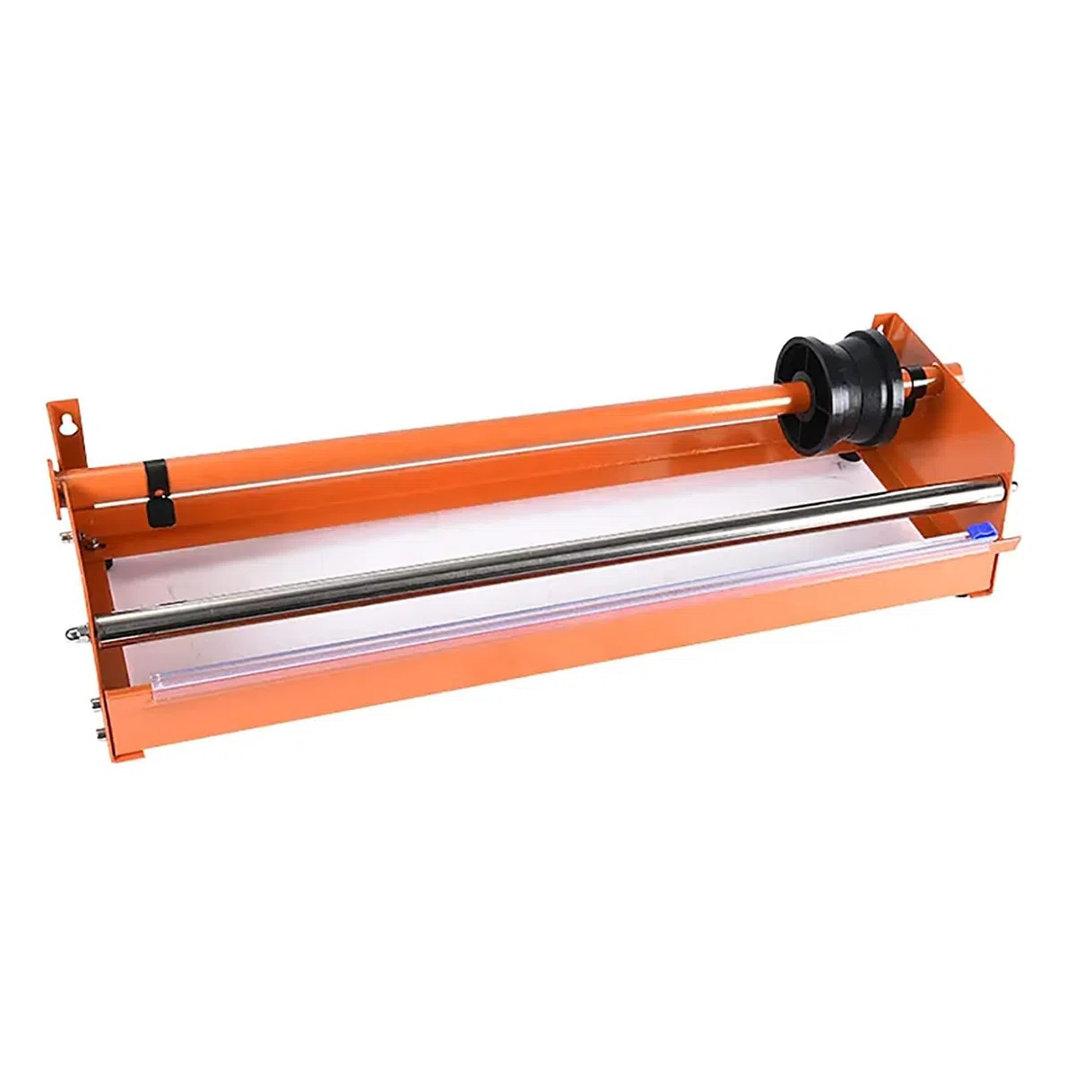 Machine d'emballage manuelle de film étirable robuste pour distribution de table Design solide et durable Peut contenir le film jusqu'à 50 cm de large, idéal pour un usage industriel